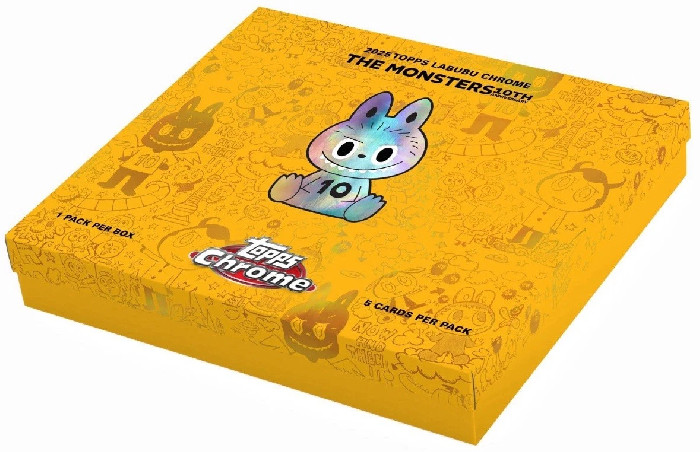 2025 Topps Labubu Chrome® 10th Anniversary - Hobby Box :: Lucky